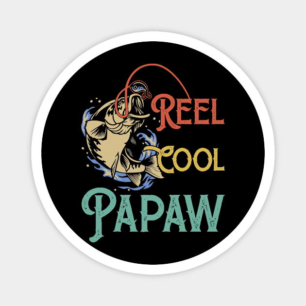 Reel Cool Papaw Fishing Gift Funny Magnet by sumikoric